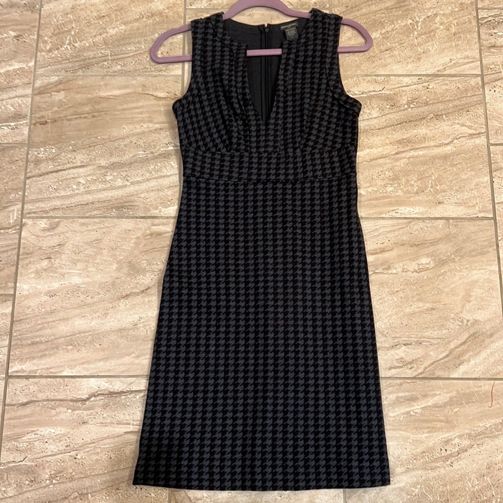 Soft and warm patterned BR dress
